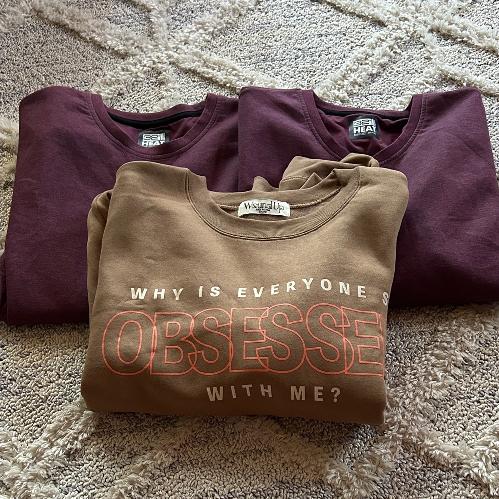 3 men’s XXL sweatshirts 32degrees and WoundUp